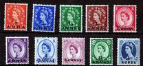[Great Britain Postage Stamps Issue of 1952-1954 Surcharged, type I]