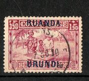 [Belgian Congo Postage Stamps Overprinted, típus F6]