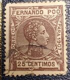 [King Alfonso XIII - Blue Control Number on Back Side, タイプ AI7]