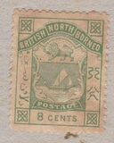 [Coat of Arms - Inscription: "BRITISH NORTH BORNEO" & "POSTAGE", type I6]