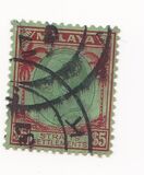 [Jorge V. Inscripción: MALAYA - STRAITS SETTLEMENTS, tipo AX14]