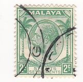 [Jorge V. Inscripción: MALAYA - STRAITS SETTLEMENTS, tipo AX1]