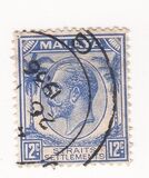 [Jorge V. Inscripción: MALAYA - STRAITS SETTLEMENTS, tipo AX7]