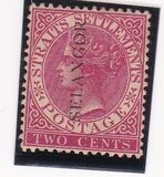 [Straits Settlements Postage Stamps Overprinted "SELANGOR" Vertical in 4 Types, type E3]