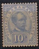 [Sir Charles J. Brooke - Inscription "POSTAGE", type N5]