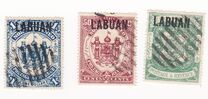 [Not Issued Stamps Overprinted "LABUAN" in Black, type L]