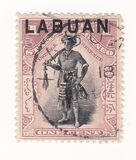 [Not Issued North Borneo Stamps Overprinted "LABUAN", type N]