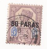 [Great Britain Postage Stamps Surcharged, type B1]