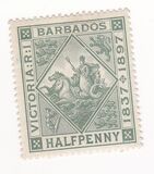 [The 60th Anniversary of Queen Victoria's Regency. White Paper, tegund J1]