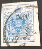 [Coat of Arms - Hand-made Paper with Watermark K.K.H.M. in Sheet, type A6]