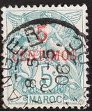 [French Postage Stamps Surcharged, type E]