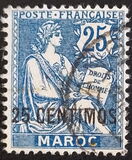 [French Postage Stamps Surcharged, type E3]