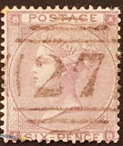 [Queen Victoria - Small White Control Letters in Corners, 类型 M]