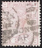 [Queen Victoria - Colored Control Numbers in Corners, प्रकार V]