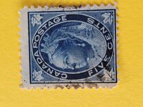 [Queen Victoria - Maple Leaf in Corners, type P4]