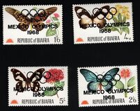 [Nos. 27-30 Overprinted "MEXICO OLYMPICS 1968", տեսակ O]