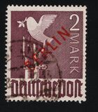 [BERLIN in Red Overprint on "Allied Occupation Zone" Stamps, type B13]