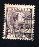 [King Christian IX, 1818-1906 - Horizontal Lines in Background in Oval, 类型 M5]