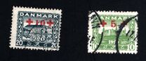 [Reunion with Northern Schleswig Stamps of 1920-1921 with Red Cross  Surcharge, type AC]