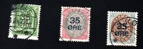[No. 27A & 28 Surcharged, type P]