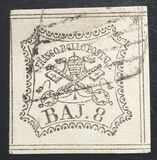 [Coat of Arms- Black Print on Colored Paper, type I]