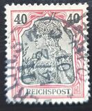 [Germania - Inscription "REICHSPOST", veids J8]