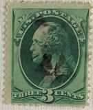 [George Washington - White Wove Paper, type AH1]
