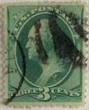 [George Washington - White Wove Paper, type AH1]