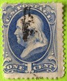 [Designs of 1870-1871 with Secret Marks - Printed by the National Bank Note Company. See Also No. 60A-69A, Typ AF2]