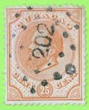 [King Wilhelm III - Large Perforation Holes, Tipe A10]