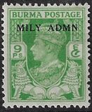 [No. 19-34 Overprinted "MILY ADMIN" in 2 Types, 类型 M3]