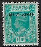 [No. 19-34 Overprinted "MILY ADMIN" in 2 Types, 类型 M5]