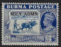 [No. 19-34 Overprinted "MILY ADMIN" in 2 Types, 类型 N2]