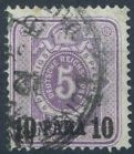[German Empire Postage Stamps Surcharged, type A]
