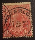 [King George V - Different Watermark, tip B32]