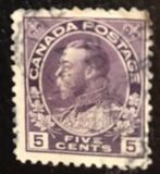 [King George V in Admiral Uniform - New Colors and Values, type AD11]