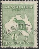 [Definitive Issues - Kangaroo and Map, प्रकार A]