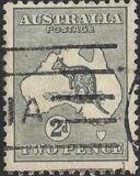 [Definitive Issues - Kangaroo and Map, प्रकार A2]