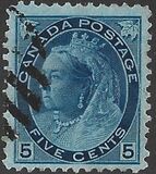 [Queen Victoria - Value in Bottom Corners, වර්ගය Q7]