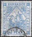 [The 60th Anniversary of Queen Victoria's Regency. White Paper, tegund J3]