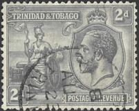 [Britannia and Medallion Portrait of King George V, type O5]