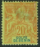 [Allegory Stamps - Inscription "GOLFE DE BENIN", type C6]