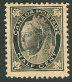 [Queen Victoria - Maple Leaf in Corners, type P]