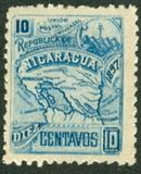 [Map of Nicaragua - Without Watermark, type M21]