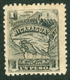 [Map of Nicaragua - With Watermark, typ M33]