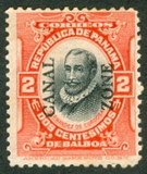 [Panama Postage Stamps Overprinted "CANAL/ZONE", Tip G2]