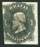 [Emperor Dom Pedro - White Wove Paper, type J]