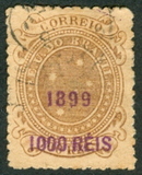 [Issue of 1890-1891 Surcharged in Lilac Red, type BE5]
