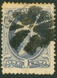 [Designs of 1870-1871 with Secret Marks - Printed by the National Bank Note Company. See Also No. 60A-69A, Typ AF2]