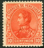 [Simón Bolívar, 1.783 - 1.830. Inscripción: "CORREOS DE VENEZUELA", tipo AJ]